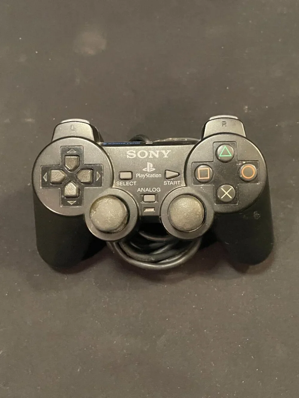 Genuine oem ps2 controller black